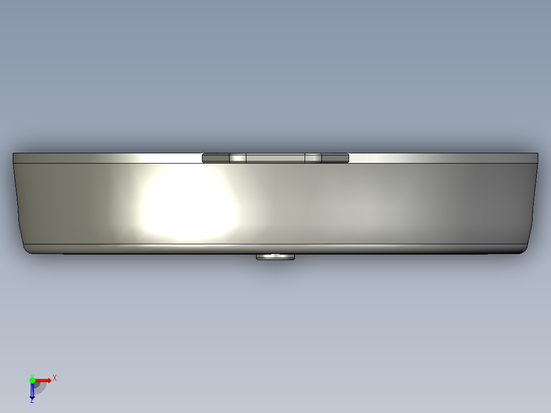圆形插线板 STP PROE俯视图