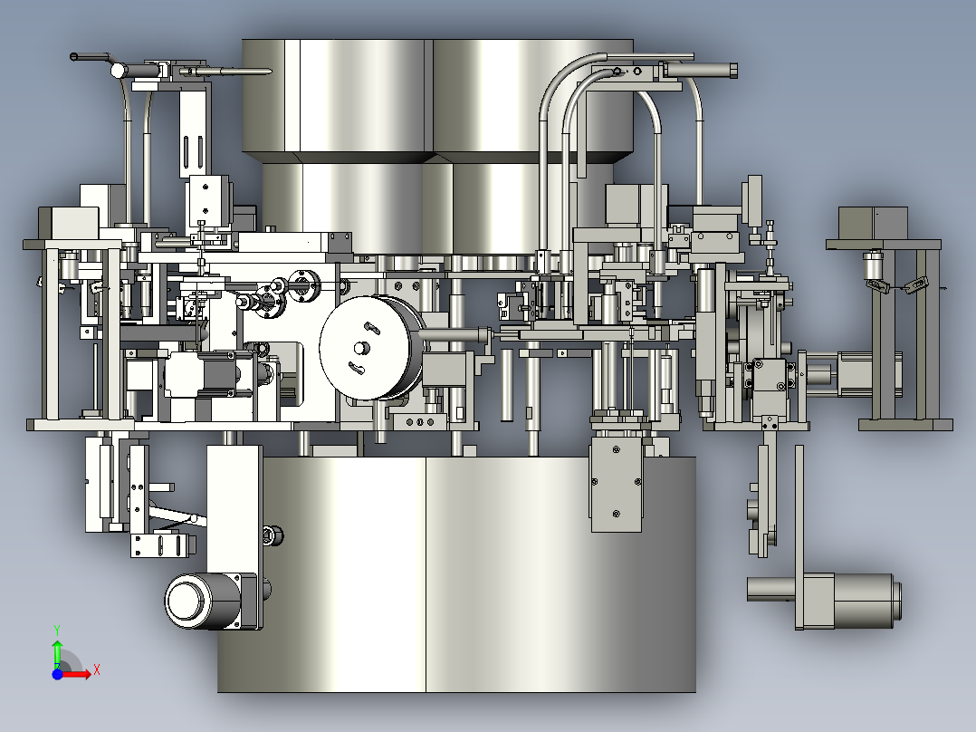 下胶钉设备前视图