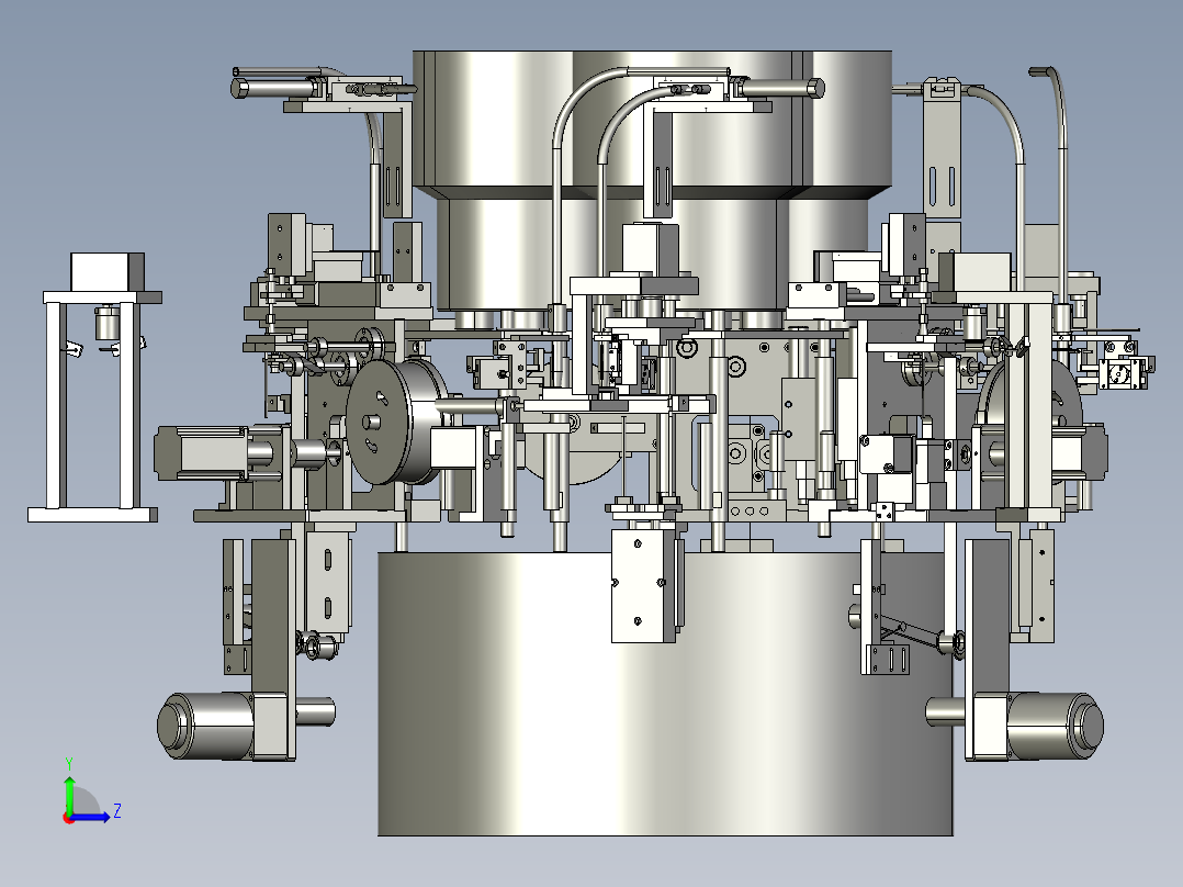 下胶钉设备左视图
