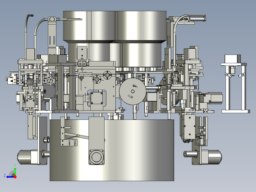 下胶钉设备右视图