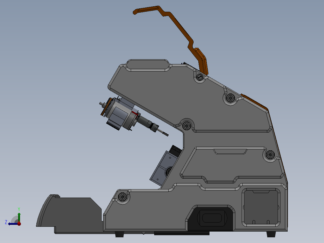 铣床、日本数控铣床右视图