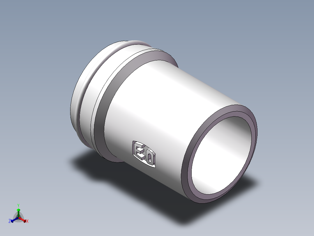 90度焊接接头、SKA38X4正等轴测图