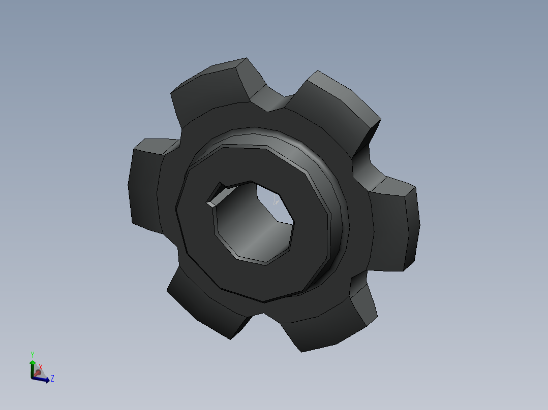 主动链轮（Z=6，P=100）