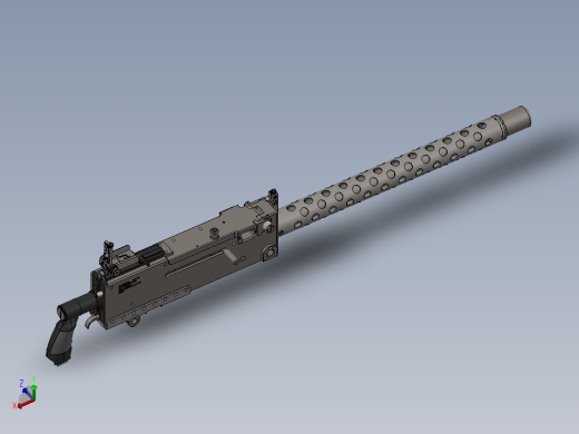 手枪左轮冲锋枪老式狙击步枪设计3D图纸supermarine-spitfire-part SW IGS