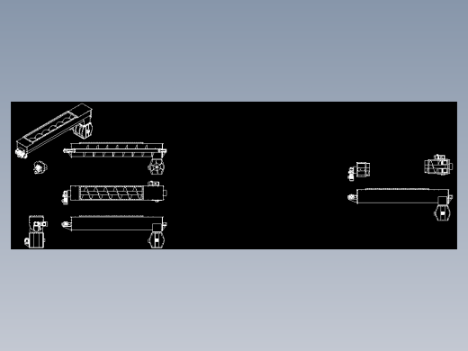 Ø42 螺旋输送机顶层组件
