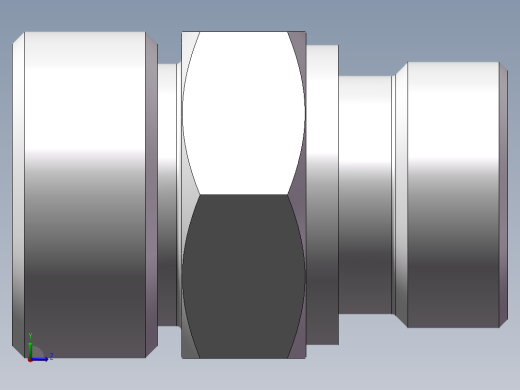 1DM-22-27WD公制螺纹胶垫密封柱端J左视缩略图