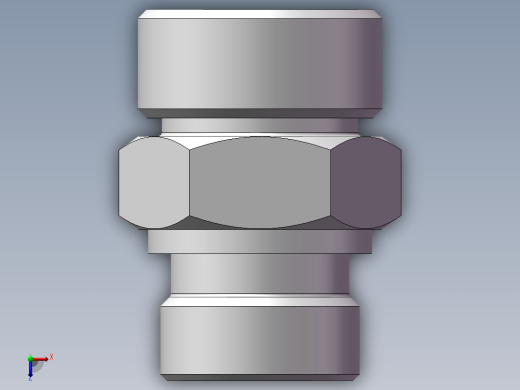 1DM-22-27WD公制螺纹胶垫密封柱端J俯视缩略图
