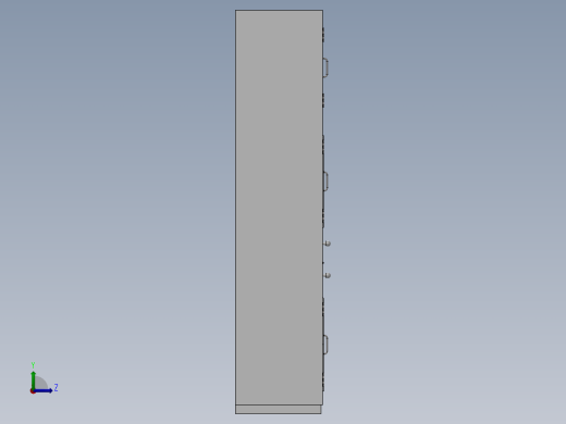 柜子左视缩略图