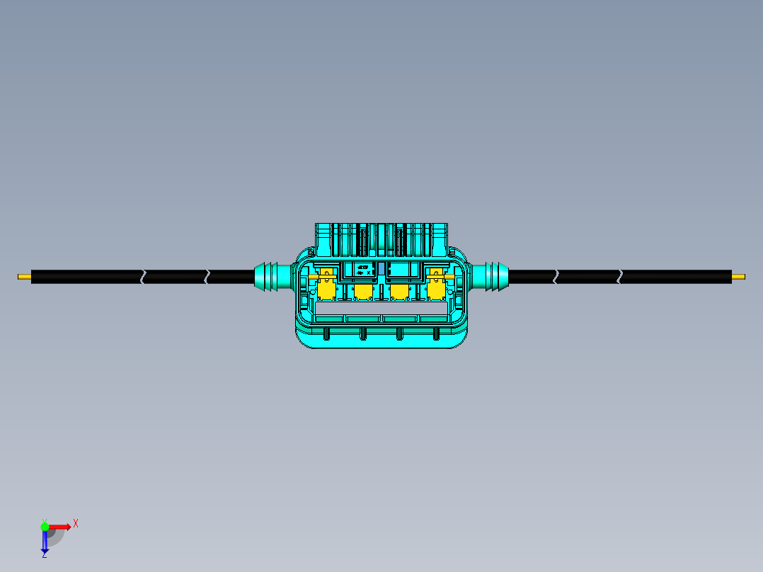 双头焊接电阻焊机、双头焊接机俯视图