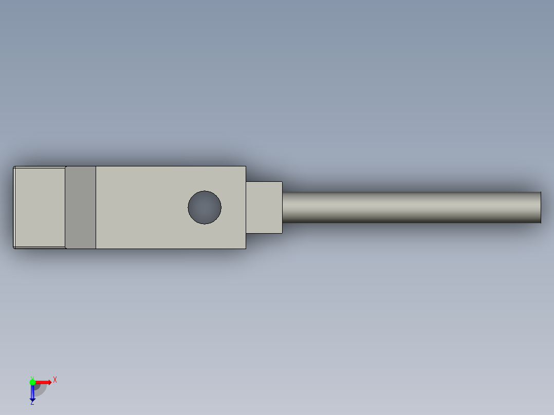 神视接近开关GL-8H俯视图