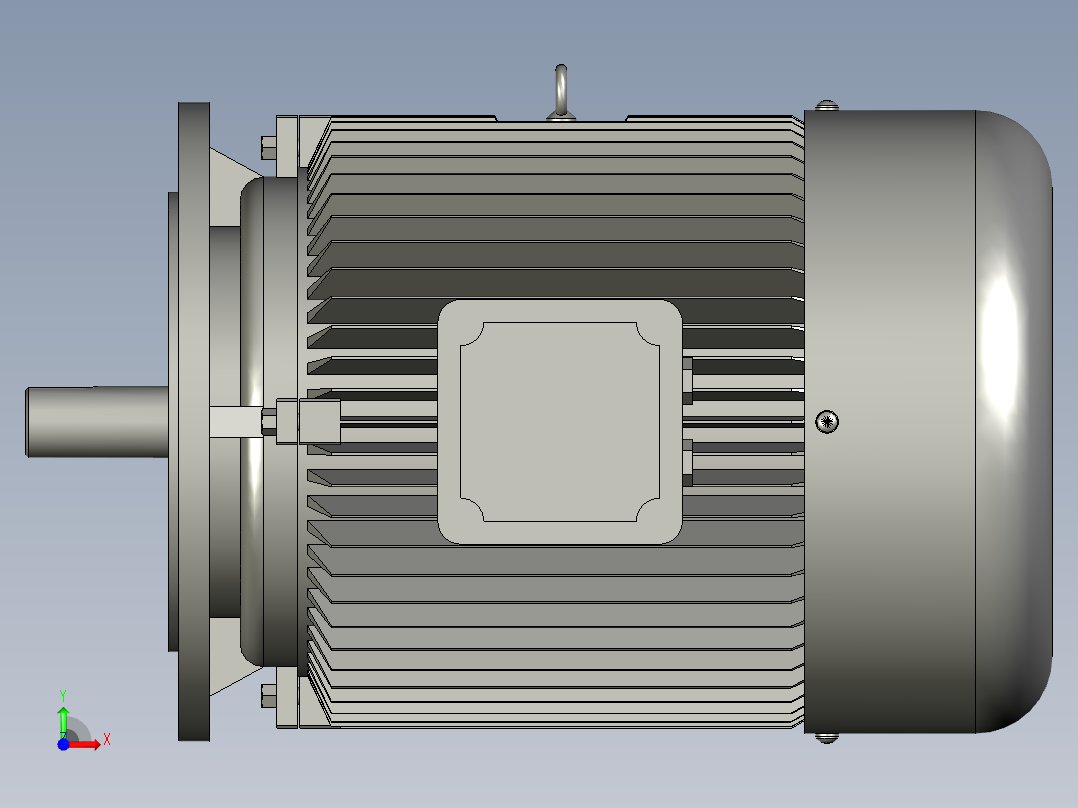 A三相异步电机Y112M-6900rmin前视图