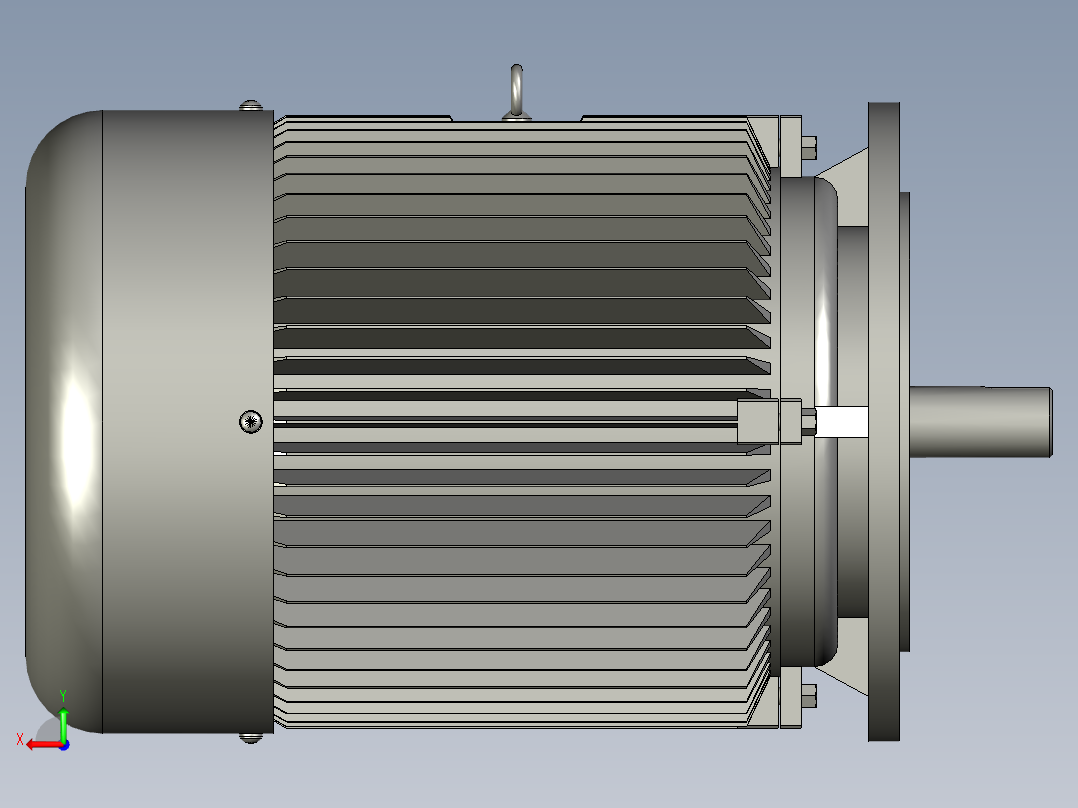A三相异步电机Y112M-6900rmin后视图