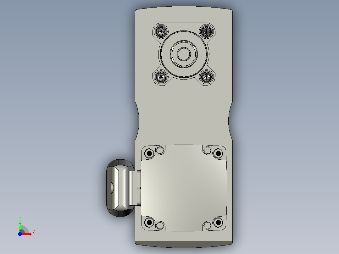 电缸30x200_106前视图