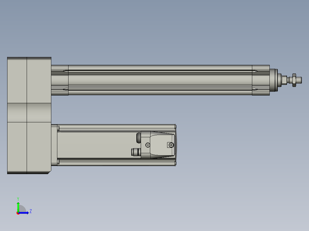 电缸30x200_106左视图