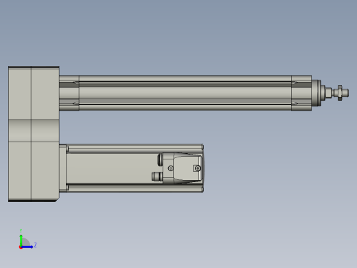 电缸30x200_106左视缩略图