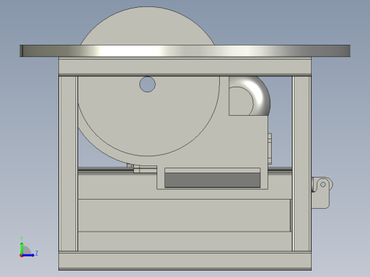 切割头结构左视缩略图