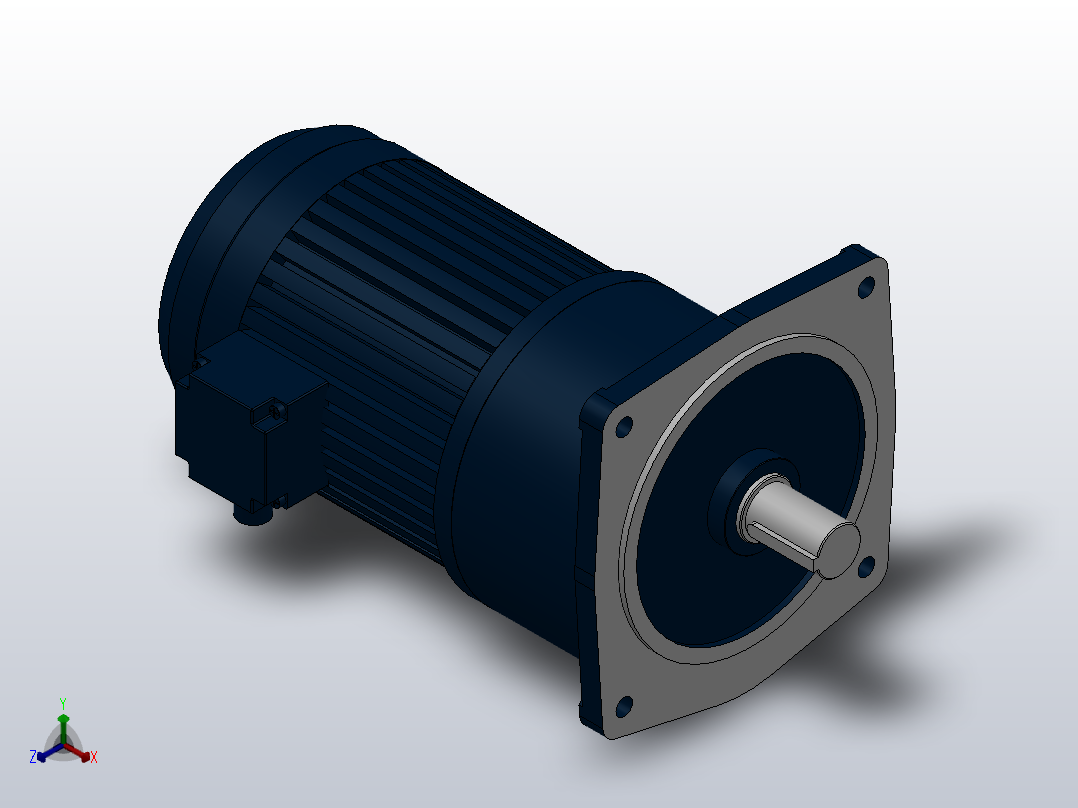 GV立式减速马达（减速比3-200）[GV-40-2200-3-A-D-G1-LD]主视图