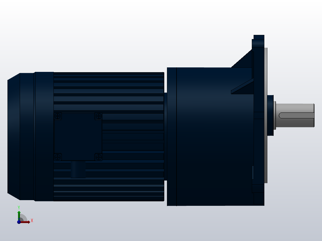 GV立式减速马达（减速比3-200）[GV-40-2200-3-A-D-G1-LD]前视图