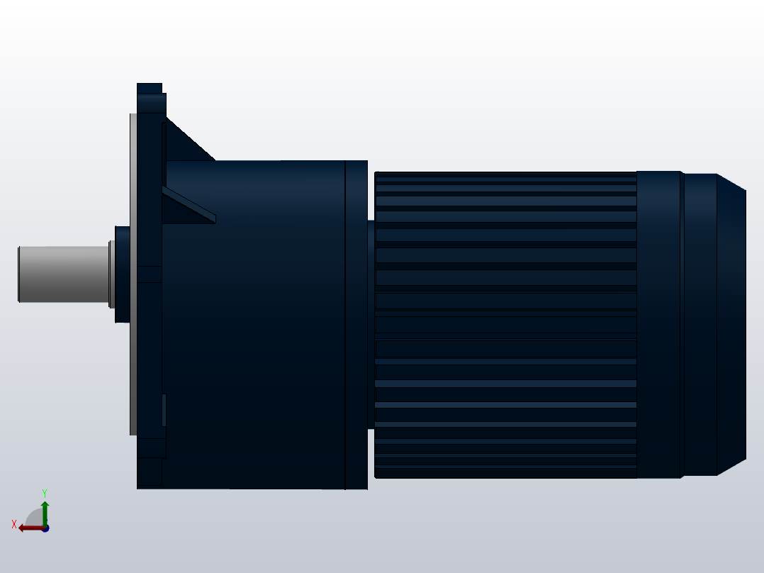 GV立式减速马达（减速比3-200）[GV-40-2200-3-A-D-G1-LD]后视图