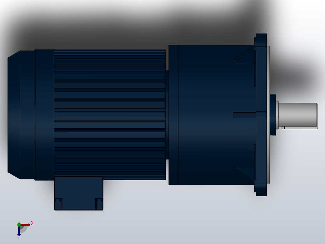 GV立式减速马达（减速比3-200）[GV-40-2200-3-A-D-G1-LD]俯视图