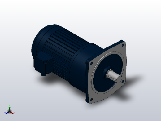 GV立式减速马达（减速比3-200）[GV-40-2200-3-A-D-G1-LD]正等轴测缩略图