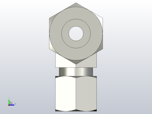 EO管接头三通异径管TR12 08 08L71.stp左视缩略图