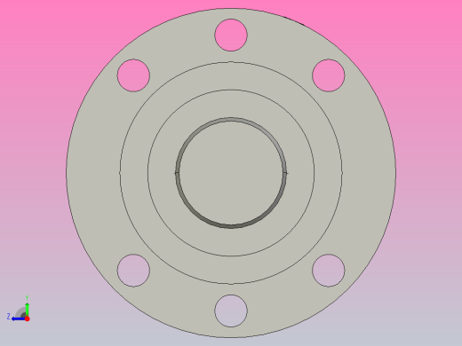 DKF3212-5滚珠丝杆3D模型右视缩略图