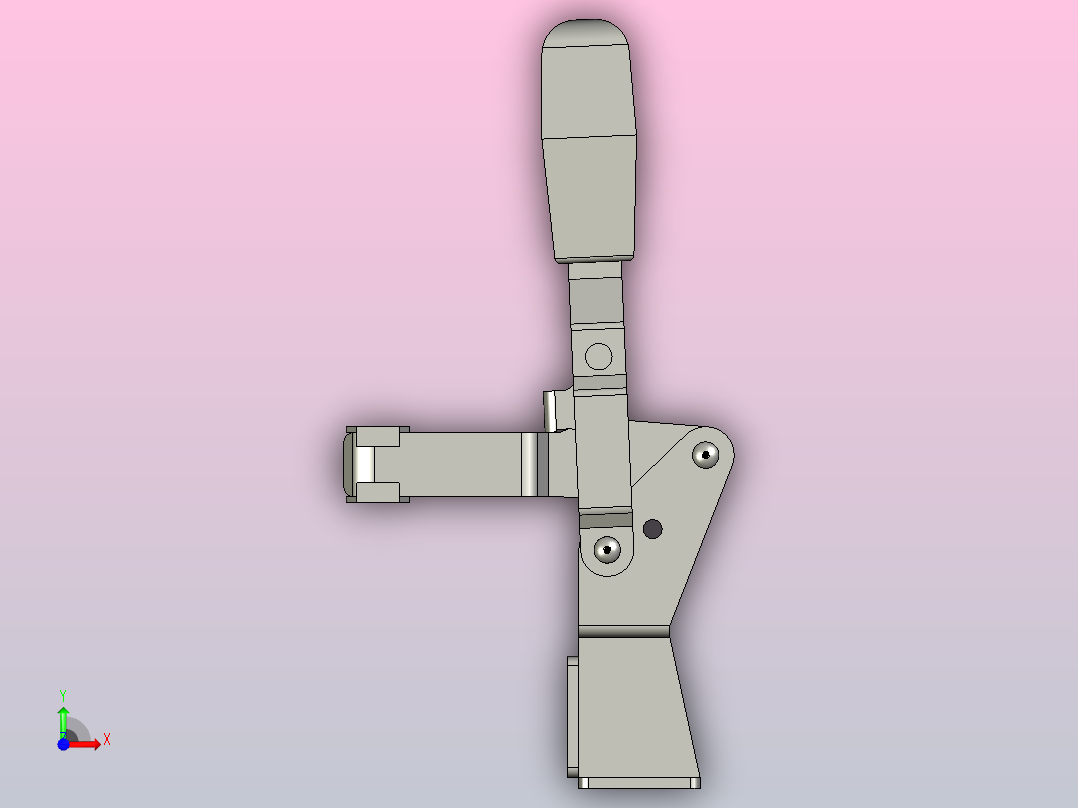GN 812.1 垂直铰接夹前视图
