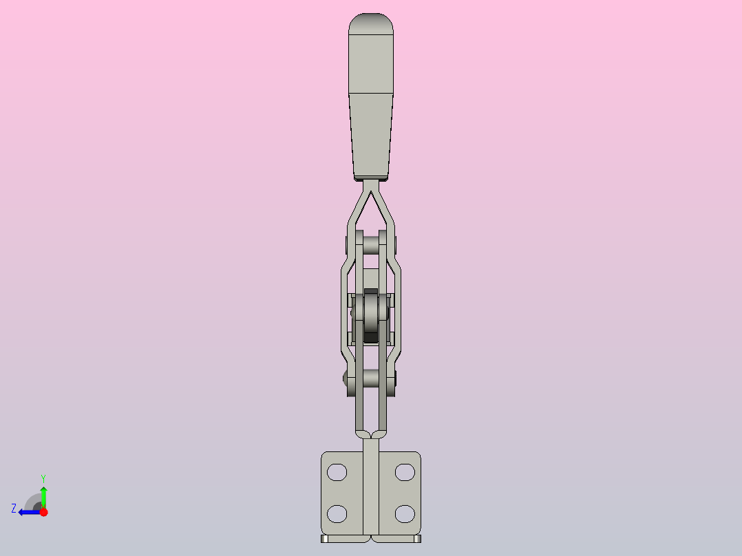 GN 812.1 垂直铰接夹右视图