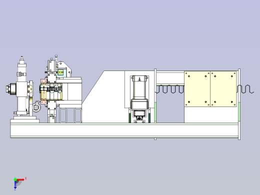 螺旋绕线机工装总成3D图纸三维模型俯视缩略图