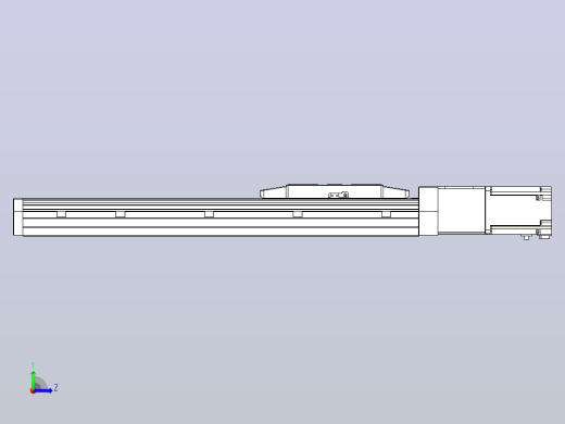 滚珠丝杠直线轴内置导轨TPA-GCR-170-2510C-L400-M-M75-N3左视缩略图