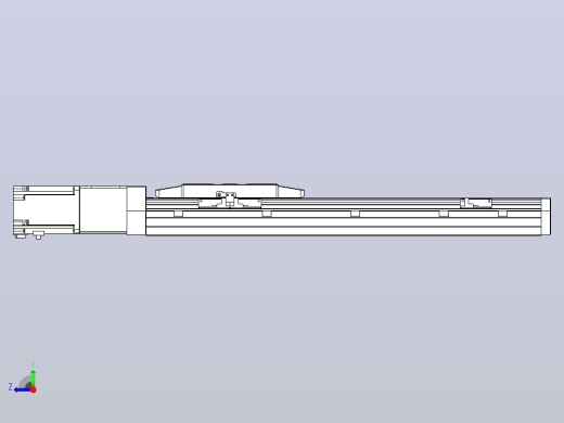 滚珠丝杠直线轴内置导轨TPA-GCR-170-2510C-L400-M-M75-N3右视缩略图