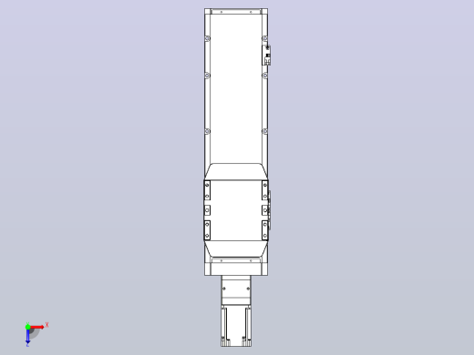 滚珠丝杠直线轴内置导轨TPA-GCR-170-2510C-L400-M-M75-N3俯视缩略图