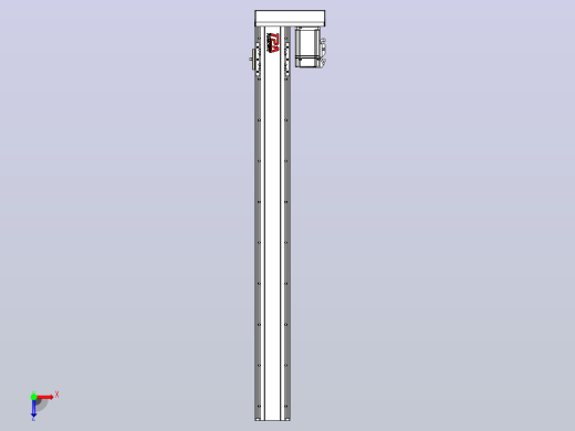 日规模组半封闭丝杆TPA-HNR-85D-1610C-L800-ML-Y-P20-N3俯视缩略图