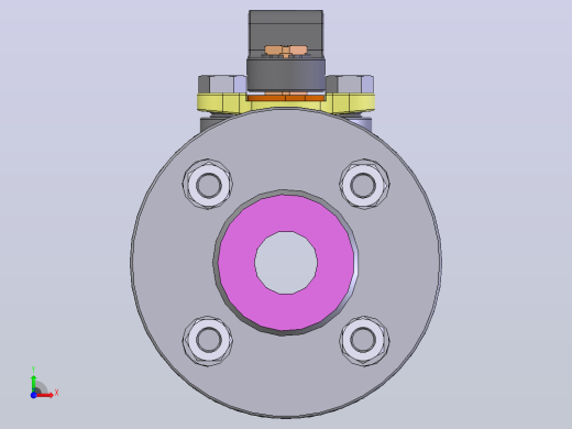 手动球阀User Library-MD52C150DN20-2前视缩略图