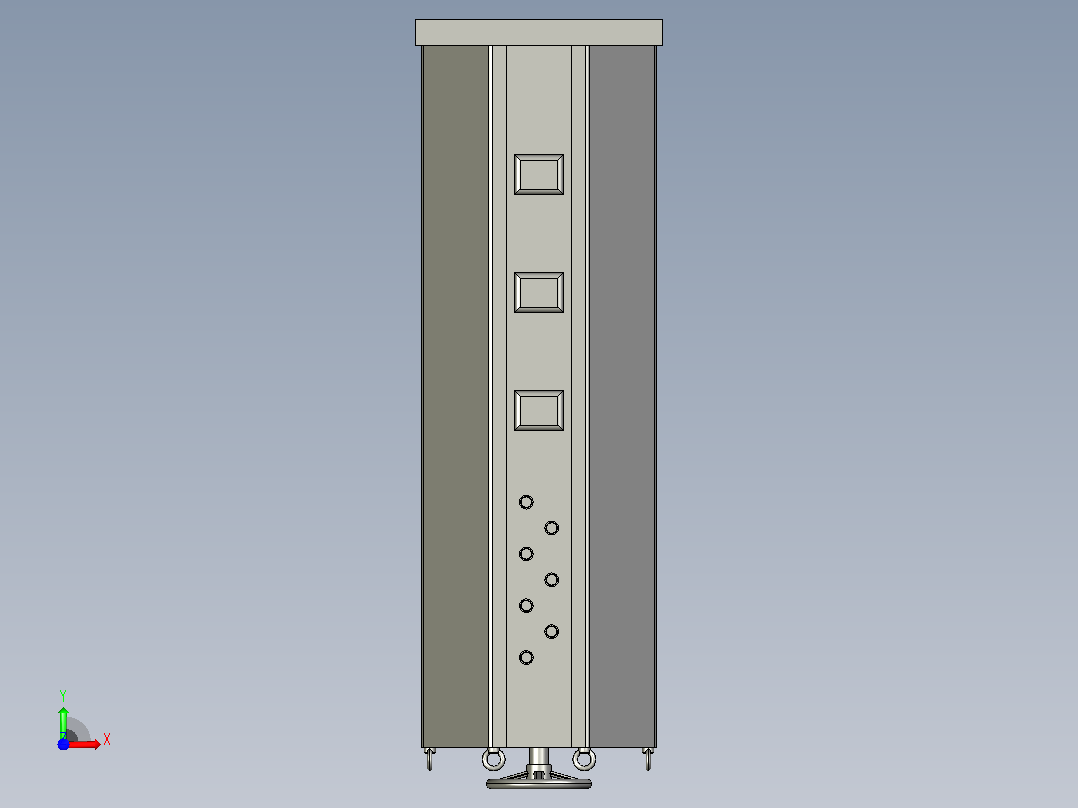 TSGC2J-60接触调压器三维模型202011前视图