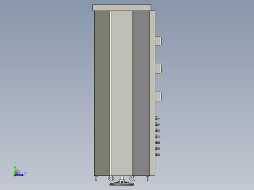 TSGC2J-60接触调压器三维模型202011左视缩略图