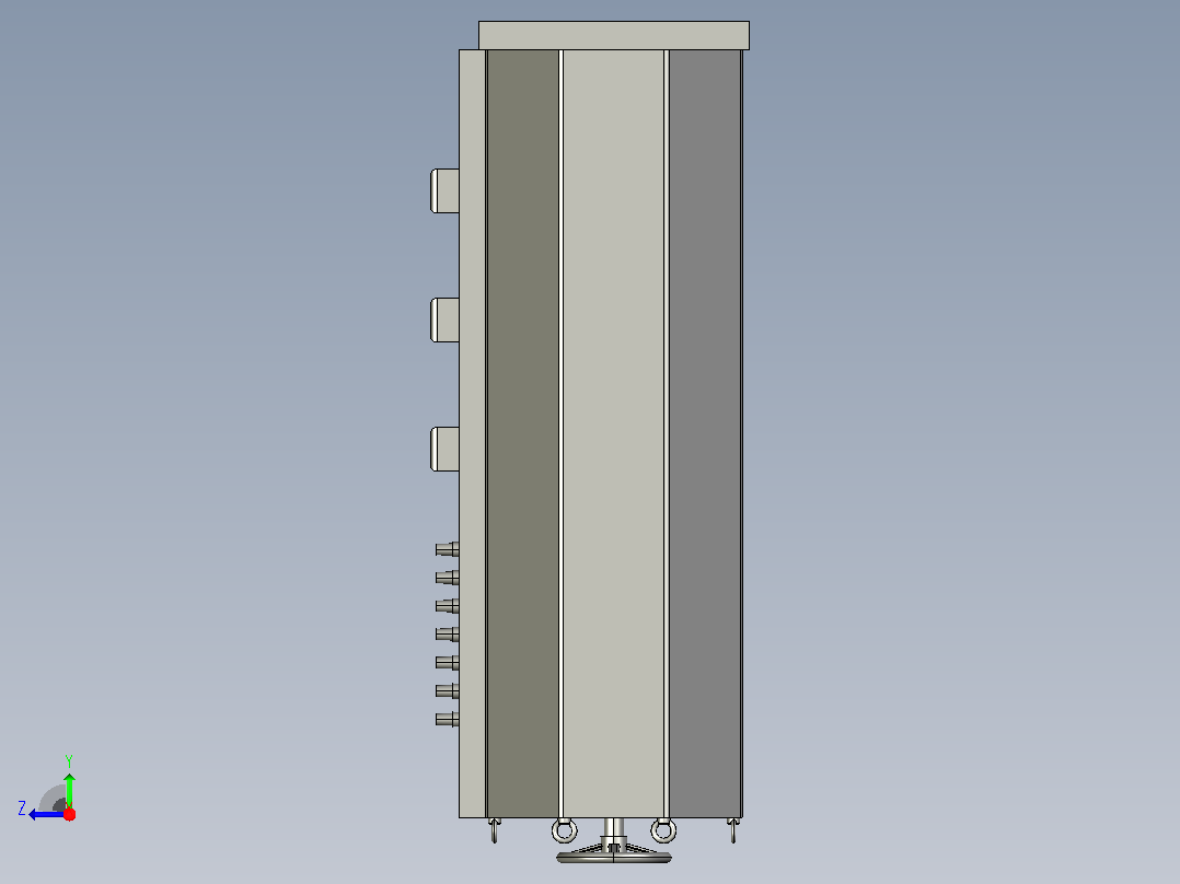 TSGC2J-60接触调压器三维模型202011右视图