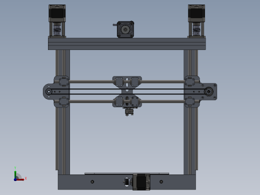 桌面式3D打印机前视缩略图