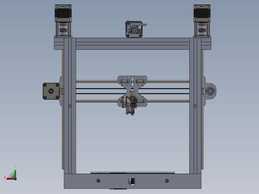 桌面式3D打印机后视缩略图