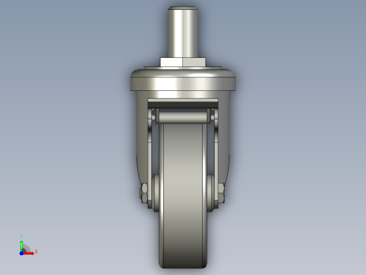 脚轮J-CPH02-D100-RC前视缩略图