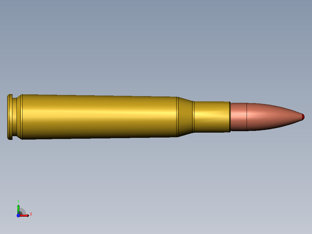 50 BMG雷明顿主视图