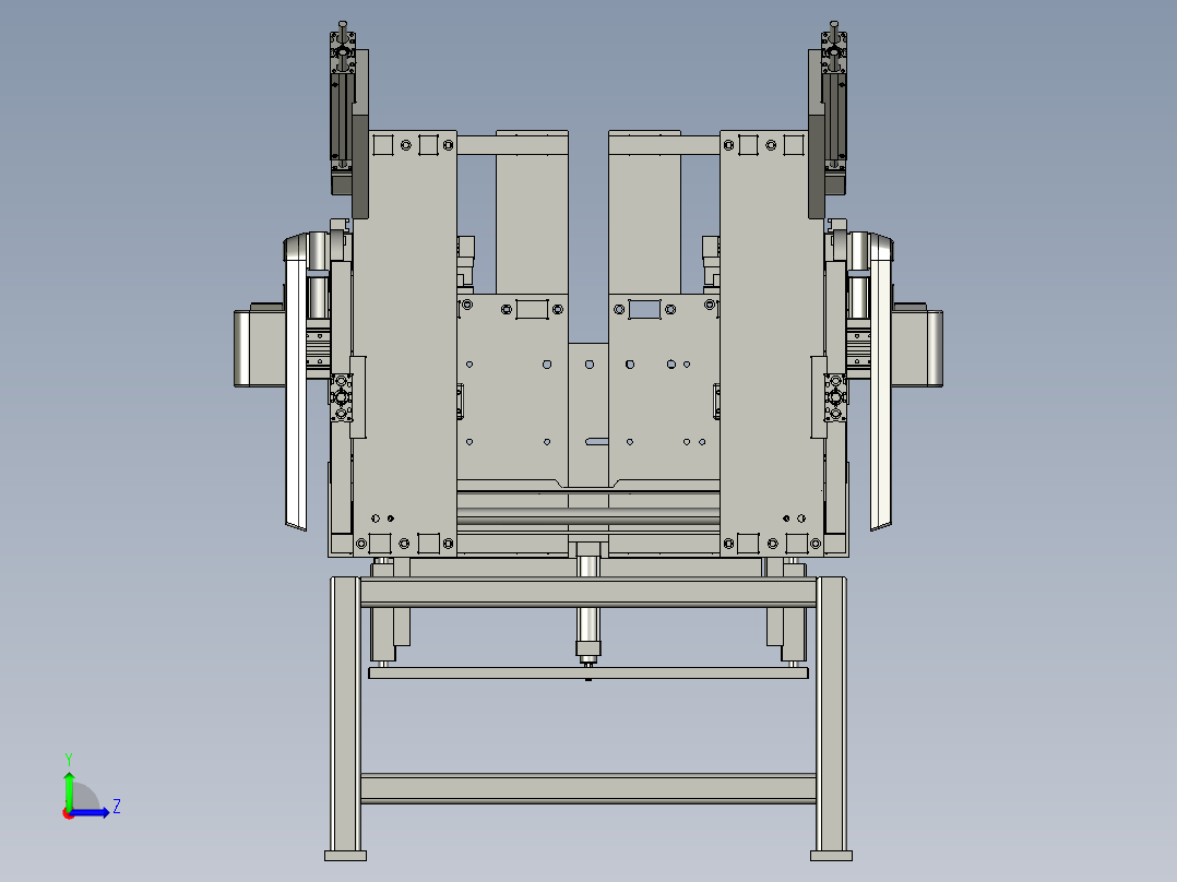 进烟口焊接工装左视图