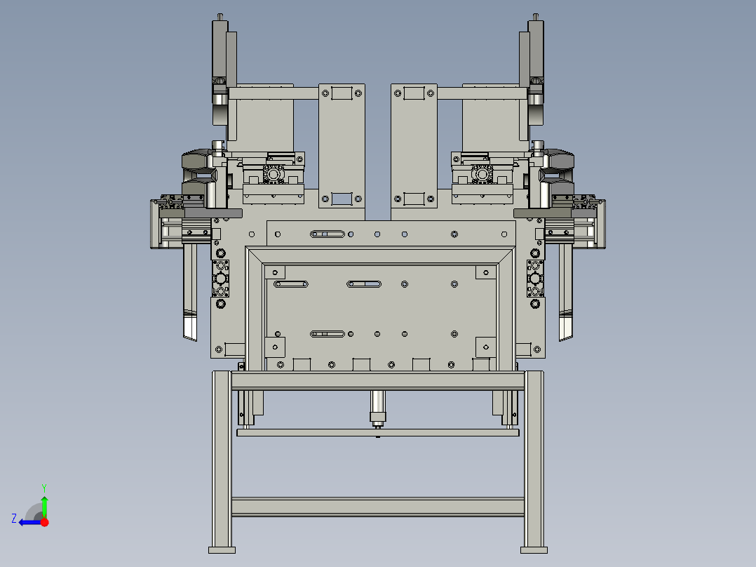 进烟口焊接工装右视图