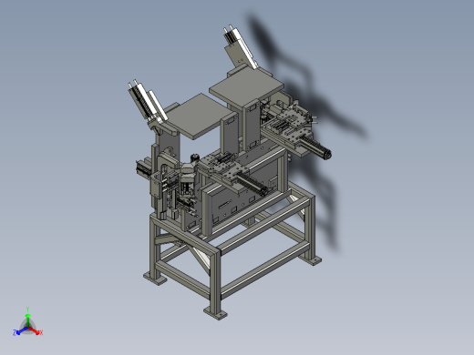 进烟口焊接工装正等轴测缩略图