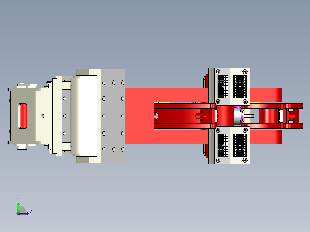 钻头操纵器夹爪左视图