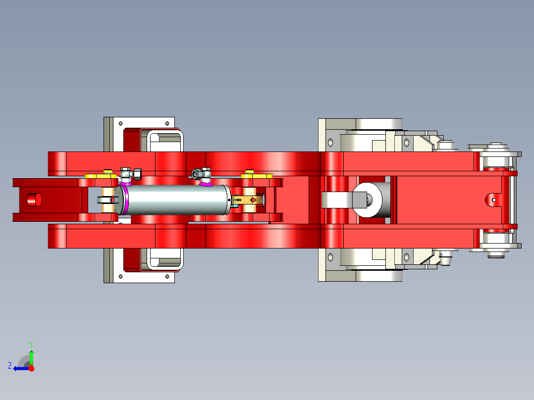 钻头操纵器夹爪右视图