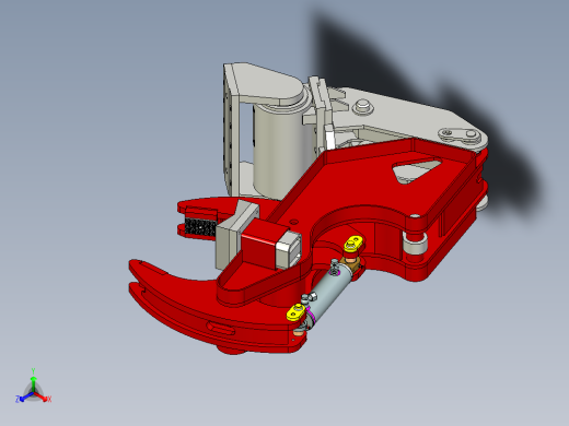 钻头操纵器夹爪正等轴测缩略图