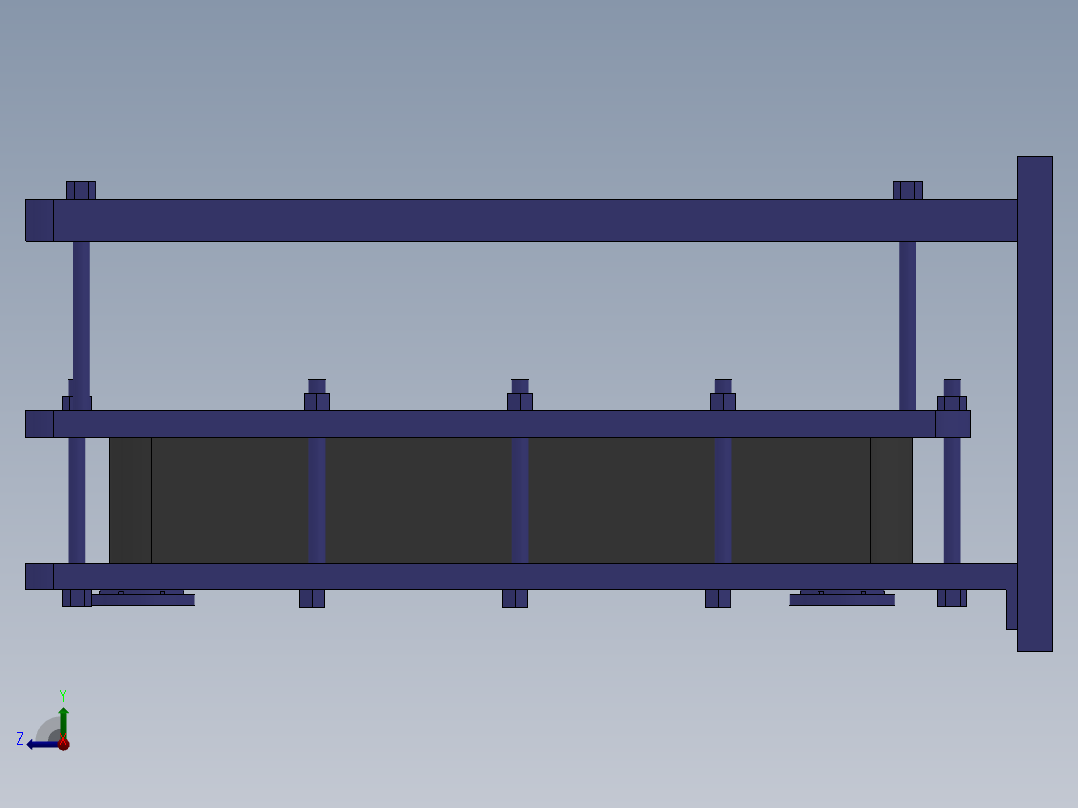 12m2型换热器右视图