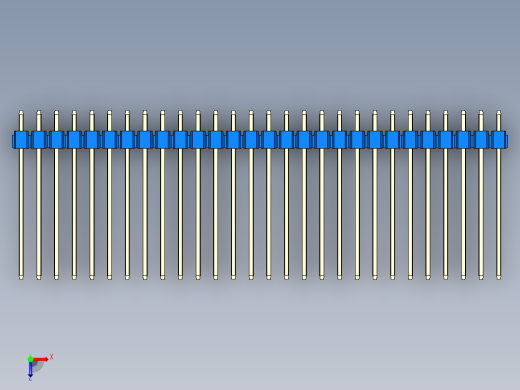 彩色公头100mil（2.54mm）系列-DS1021_blue_2x28p_100mil_Type19_rev1.0俯视缩略图